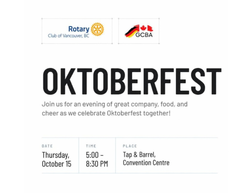 Rotary Club Vancouver & GCBA Oktoberfest 2026